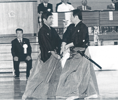 剣道型　月の浦剣道スポーツ少年団30周年記念大会にて